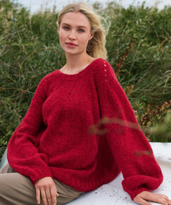 Strickset Top Down Pullover aus Airy von Lana Grossa