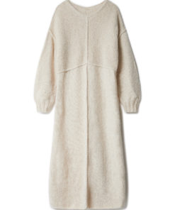 Strickset Kleid Mit Betonten Nähten Aus Natural Alpaca Pelo Von Lana Grossa 4 Hw2024 Nordic Knits 03 Lana Grossa 9410320 M17 Mf2