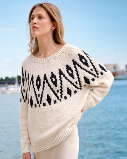 Strickset Top Down Norwegerpullover Aus Alta Moda Alpaca Von Lana Grossa