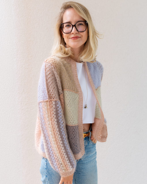 Strickset Grannyjacket Aus Silkhair Setasuri Und Brillino Von Lana Grossa