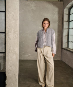 Strickset Weste aus Royal Alpaca von Lana Grossa