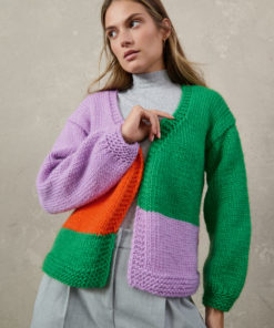 Strickset Colorblock Jacke aus Per Lei Gots von Lana Grossa