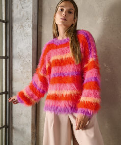 Strickset Streifenpullover aus Basta von Lana Grossa