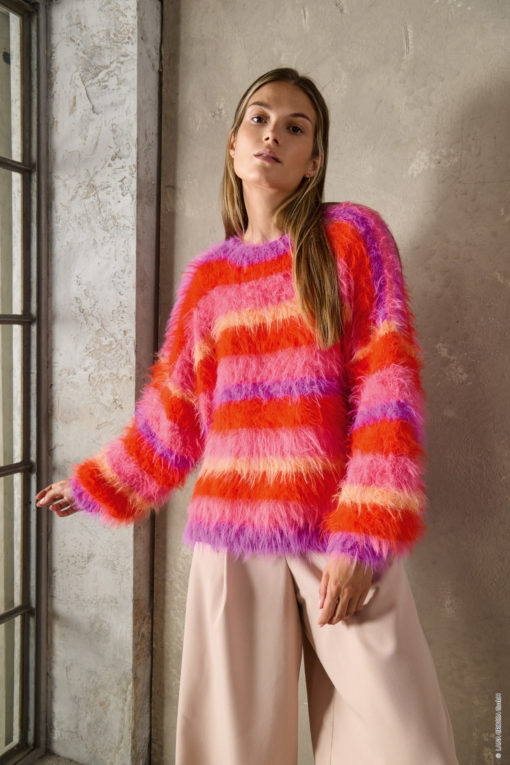 Strickset Streifenpullover Aus Basta Von Lana Grossa