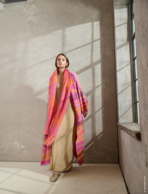 Strickset Schal Mit Fransen Aus Avio Von Lana Grossa