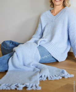 Strickset Schal In Schlauchstrickerei Aus Cool Merino Big Von Lana Grossa 5 Hw2024 Home 77 Lana Grossa 9410077 M10 Mf3