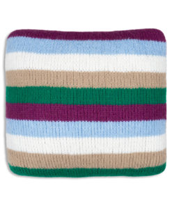 Strickset Gestreifte Kissenhülle Glatt Rechts Aus Ecopuno Chunky Von Lana Grossa 4 Hw2024 Home 77 Lana Grossa 9410077 M32 Mf2