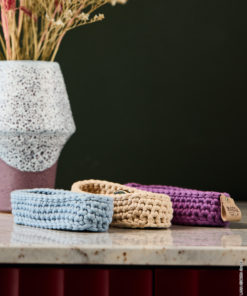 Strickset Drei Ovale Schalen In Festen Maschen aus The Tube von Lana Grossa