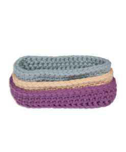 Strickset Drei Ovale Schalen In Festen Maschen Aus The Tube Von Lana Grossa 4 Hw2024 Home 77 Lana Grossa 9410077 M36 Mf2