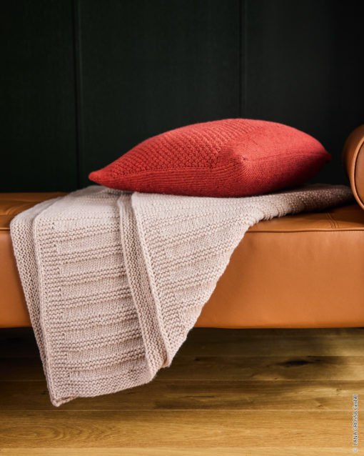 Strickset Decke Glatt Rechts Und Kraus Rechts Aus Alta Moda Cashmere 16 Von Lana Grossa