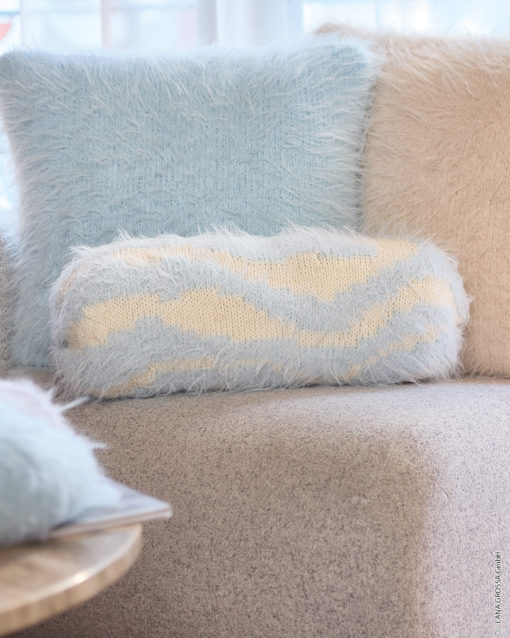 Strickset Hülle Für Nackenrolle Aus Basta Und Alta Moda Alpaca Von Lana Grossa