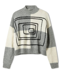 Strickset Karo-Pullover Mit Aufgehäkelten Linien Aus Cool Merino Von Lana Grossa 4 Hw2024 Kids 14 Lana Grossa 9460124 M26 Mf2