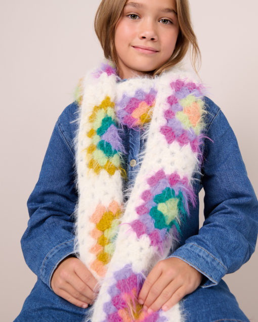 Strickset Granny-Schal Aus Basta Von Lana Grossa