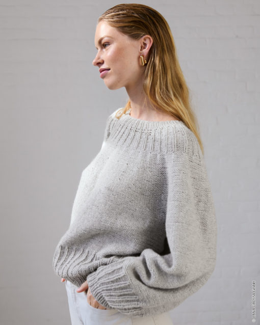 Strickset Top Down Pullover Aus Cashmere Kiss Von Lana Grossa