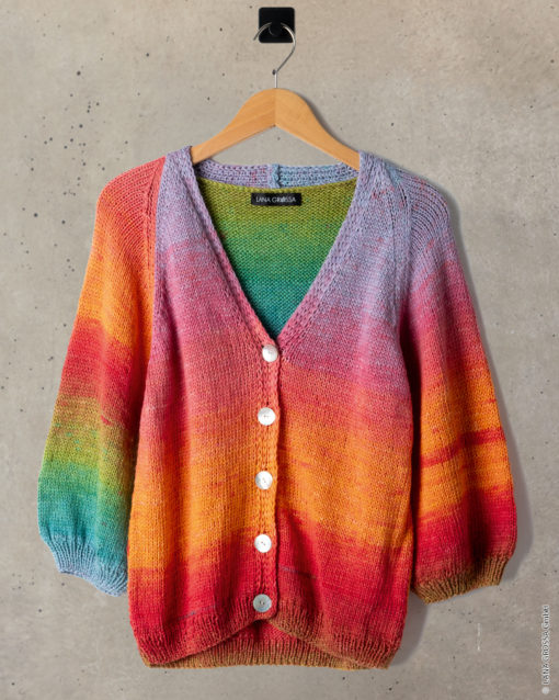 Strickset Raglanjacke Mit Hebe-Rippenmuster Aus Cotonella Von Lana Grossa
