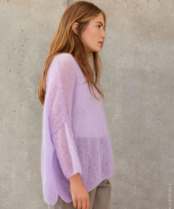 Strickset Shirt Mit Schlitz Aus Silkhair Von Lana Grossa 5 Fs2025 Lookbook 18 Lana Grossa 9231018 M28 Mf3