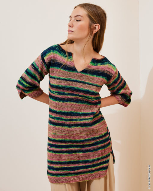 Strickset Longshirt Mit Schlitzen Aus Gianna Von Lana Grossa