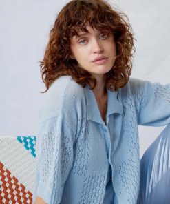 Strickset Kurzarmjacke Unisex Aus Noelle Von Lang Yarns 5 284 010 001 D2