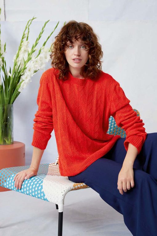 Strickset Pullover Aus Ananas Von Lang Yarns