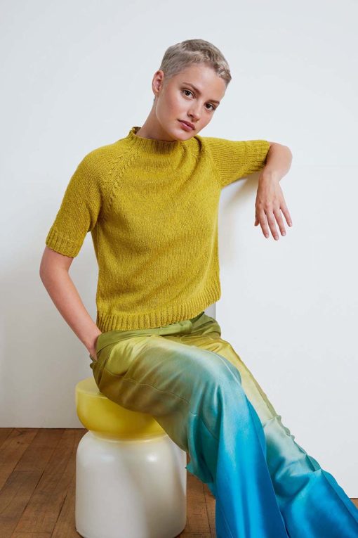 Strickset Kurzarmpullover Aus Ananas Von Lang Yarns