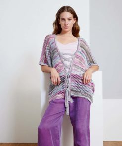 Strickset Pullover Mit Schleife Aus Fiesta Und Paillettes Von Lang Yarns 6 284 033 001 D2