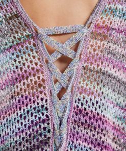 Strickset Pullover Mit Schleife Aus Fiesta Und Paillettes Von Lang Yarns 7 284 033 001 D3
