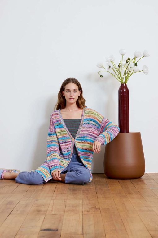 Strickset Jacke Aus Fiesta Von Lang Yarns