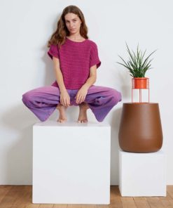 Strickset Kurzarmpullover aus Amira von Lang Yarns