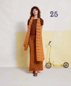 Strickset Gehäkelter Schal aus Amira von Lang Yarns