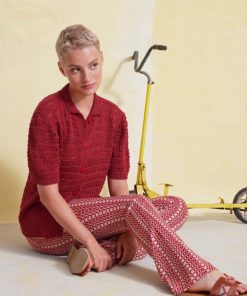 Strickset Kurzarmjacke aus Baby Cotton von Lang Yarns