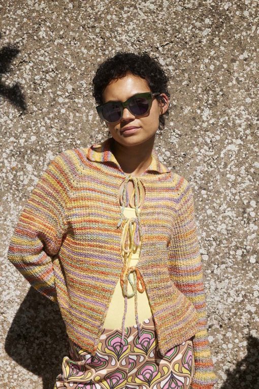 Strickset Jacke Aus Footprints Von Lang Yarns
