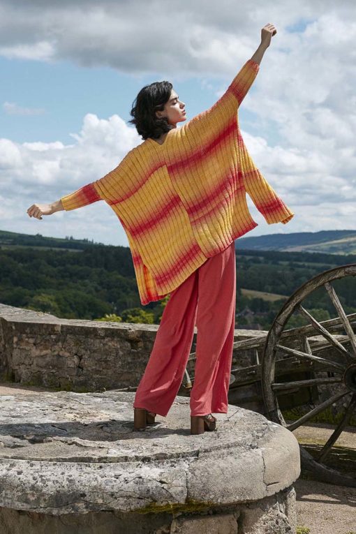 Strickset Jacke Aus Glow Von Lang Yarns