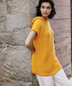 Strickset Pullover mit Kapuze aus Glow von Lang Yarns