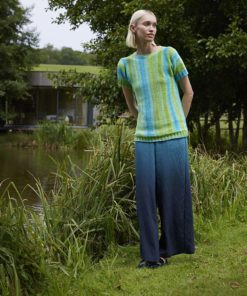 Strickset Kurzarmpullover Aus Glow Von Lang Yarns 4 285 021 001 D1