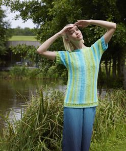 Strickset Kurzarmpullover Aus Glow Von Lang Yarns 5 285 021 001 D2