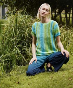 Strickset Kurzarmpullover aus Glow von Lang Yarns