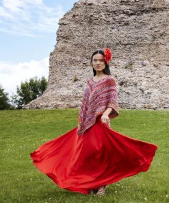 Strickset Gehäkelter Poncho Aus Artsy Von Lang Yarns 6 285 039 001 D2