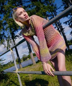 Strickset Kleid aus Illusion von Lang Yarns