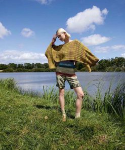 Strickset Poncho aus Illusion von Lang Yarns