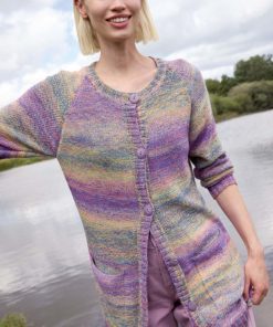Strickset Jacke aus Illusion von Lang Yarns