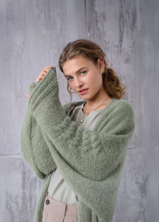 Strickset Sofia Cardigan Aus Superkid Seta Von Lana Grossa
