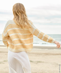 Strickset Jacke Mit Hebemaschenmuster Aus Summer Softness Und Bottoni Von Lana Grossa 5 Fs2025 Natural Knits 01 Lana Grossa 9261001 M17 Mf3