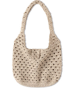 Strickset Beutel Im Versetzten Bogenlochmuster Aus Bottoni Von Lana Grossa 3 Fs2025 Natural Knits 01 Lana Grossa 9261001 M26 Mf2