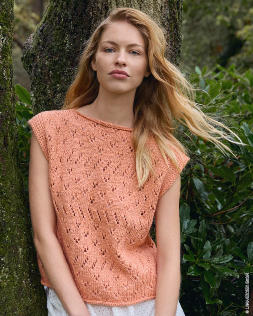 Strickset Top Im Lochmuster Aus Summer Softness Von Lana Grossa