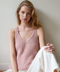 Strickset Top Im Rippenstrukturmuster aus Summer Softness von Lana Grossa