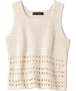 Strickset Top Mit Kreuzstäbchen Und Stäbchen Aus Summer Cashmere Von Lana Grossa 3 Fs2025 Natural Knits 01 Lana Grossa 9261001 M8 Mf2