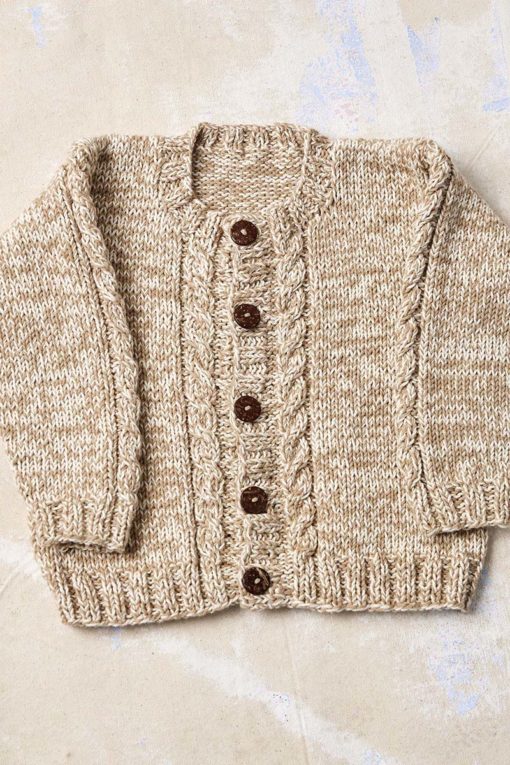 Strickset Jacke Aus Baby Cotton Naturally Colored Von Lang Yarns