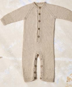 Strickset Strampelhose aus Baby Cotton Naturally Colored von Lang Yarns