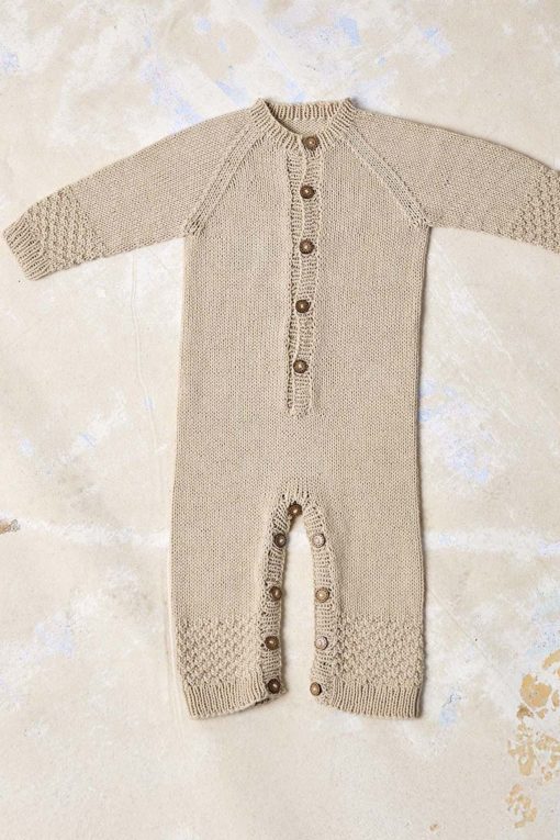 Strickset Strampelhose Aus Baby Cotton Naturally Colored Von Lang Yarns