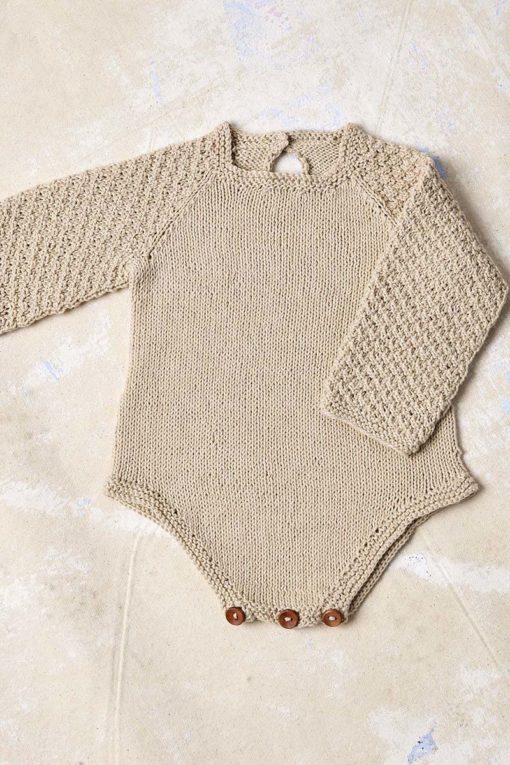 Strickset Body Aus Baby Cotton Naturally Colored Von Lang Yarns